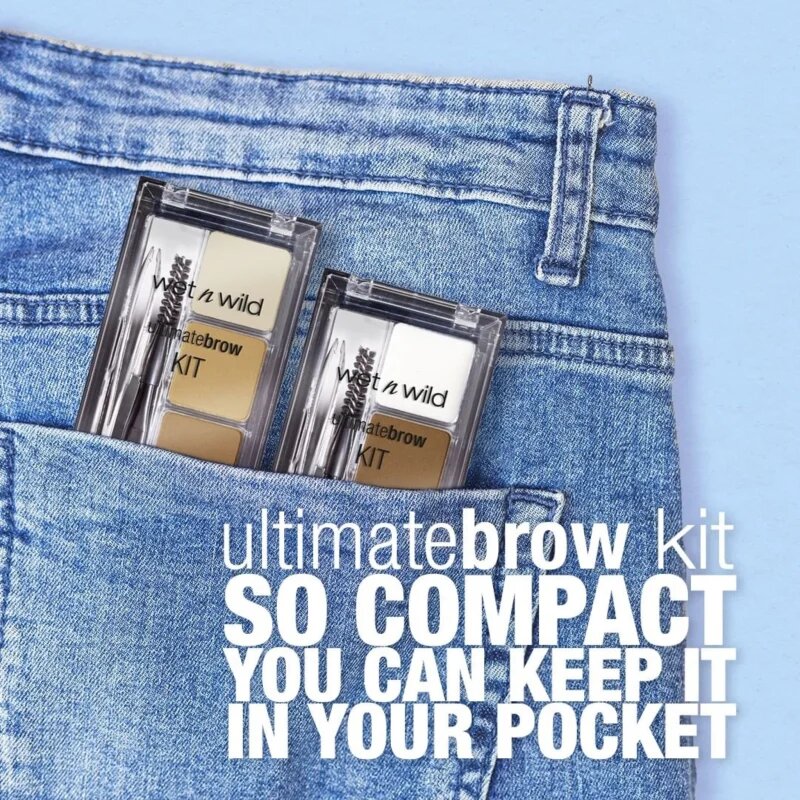 Wet n Wild Ultimate Brow Kit sada pro dokonalé obočí odstín Soft brown 2.5 g