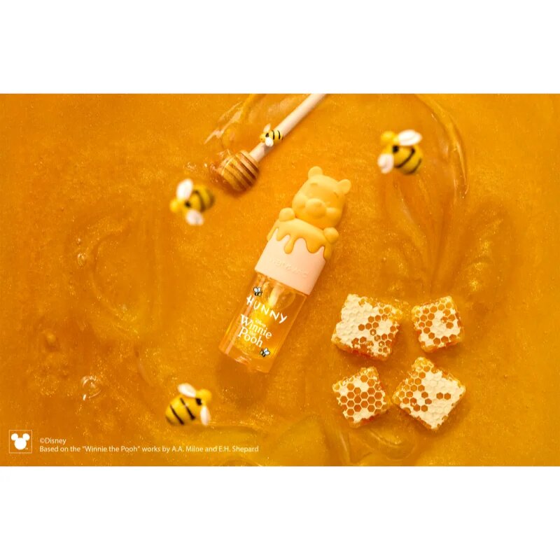 Wet n Wild Winnie the Pooh Buzz Buzz Hunny třpytivý lesk na rty vůně Bee Sweet (Honey) 4.5 ml