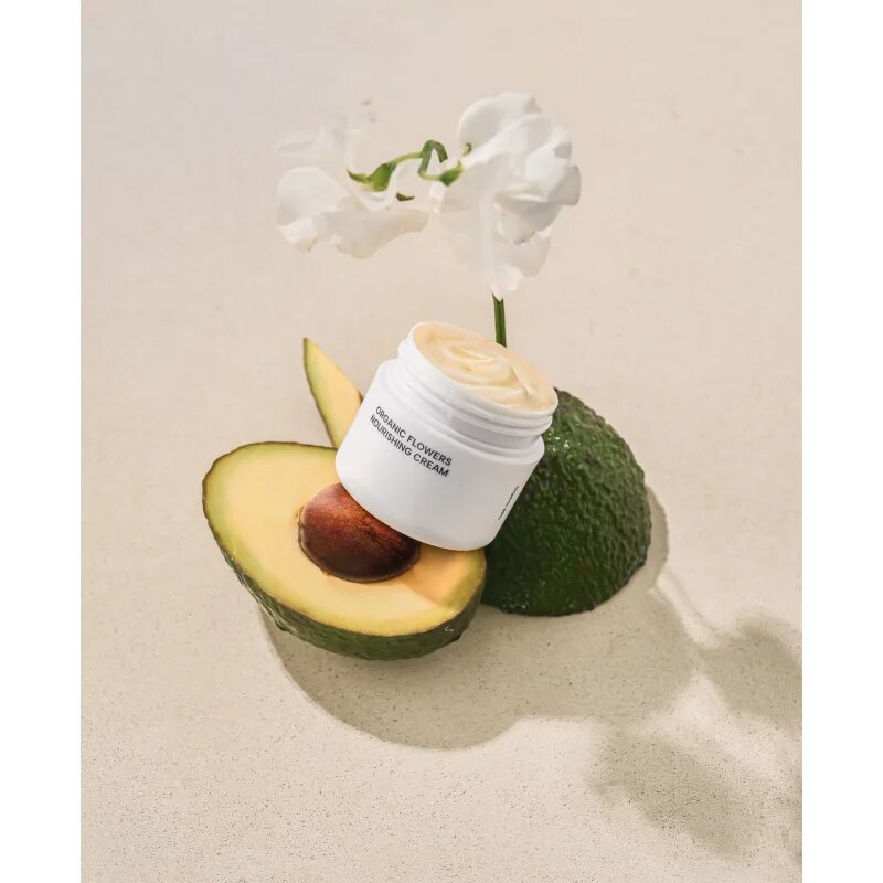WHAMISA Organic Flowers Nourishing Cream výživný pleťový krém s liftingovým a zpěvňujícím účinkem 50 ml
