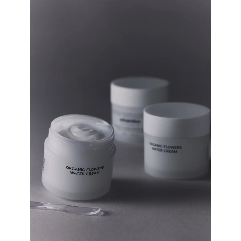 WHAMISA Organic Flowers Water Cream lehký hydratační krém pro dehydratovanou pleť 50 ml