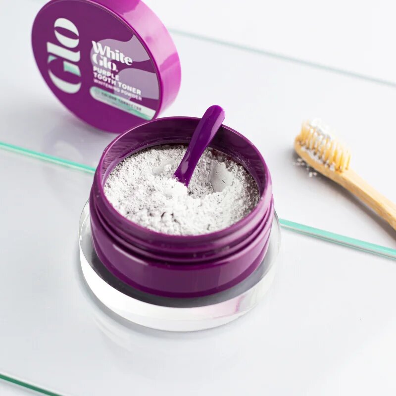 White Glo Purple Tooth Toner Powder bělicí zubní pudr 30 g