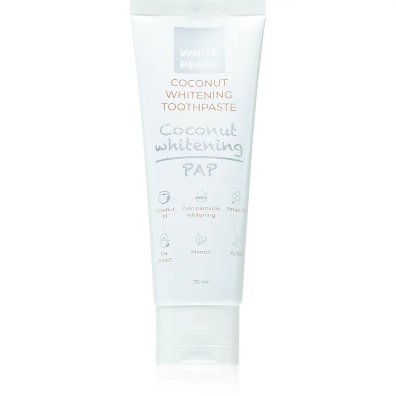 White Pearl PAP Coconut Whitening bělicí zubní pasta 75 ml