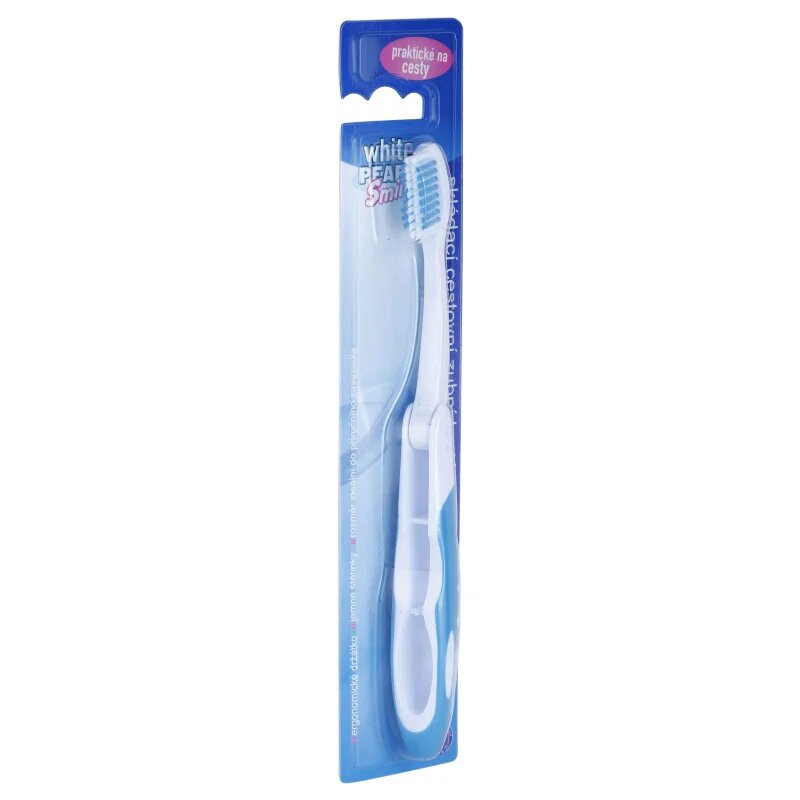 White Pearl Smile skládací cestovní zubní kartáček 1 ks
