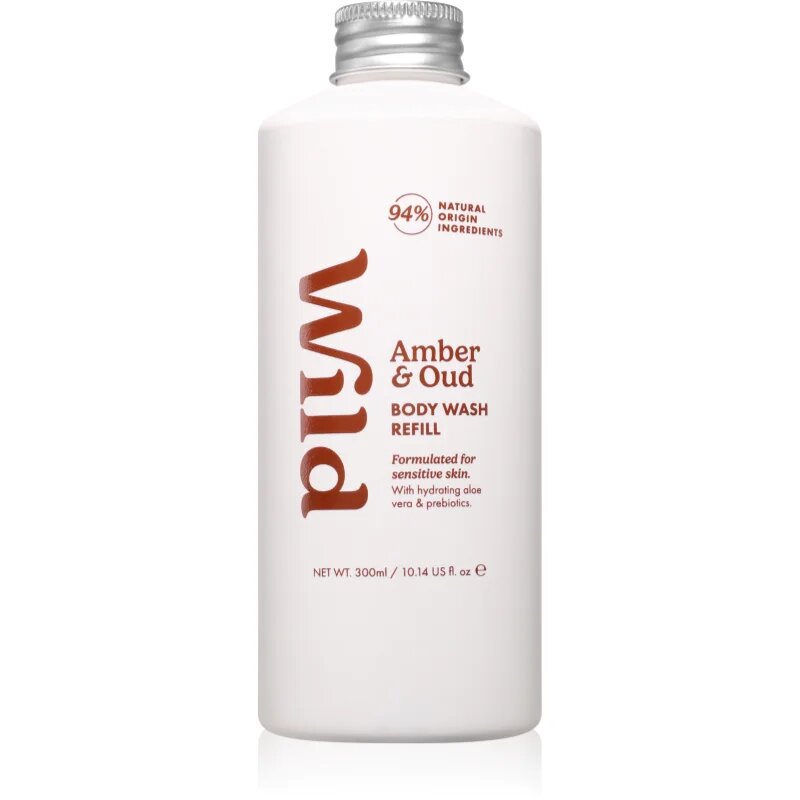 Wild Amber & Oud Refill sprchový gel – náhradní náplň 300 ml