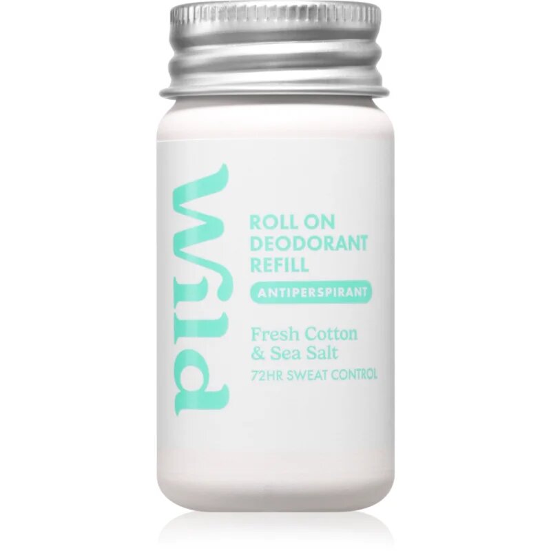 Wild Fresh Cotton & Sea Salt Refill antiperspirant roll-on – náhradní náplň 50 ml