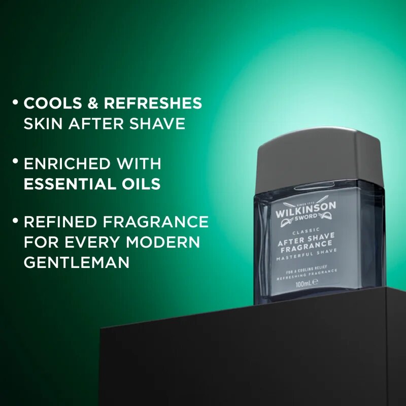 Wilkinson Sword Classic Aftershave Fragrance osvěžující voda po holení pro muže 100 ml