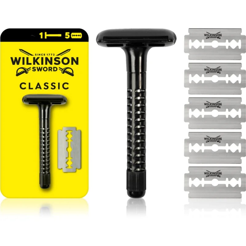 Wilkinson Sword Classic holicí strojek + náhradní žiletky 5 ks