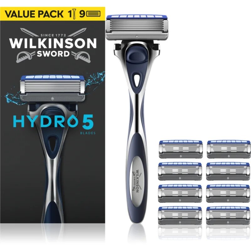 Wilkinson Sword Hydro5 holicí strojek + náhradní břity 9 ks