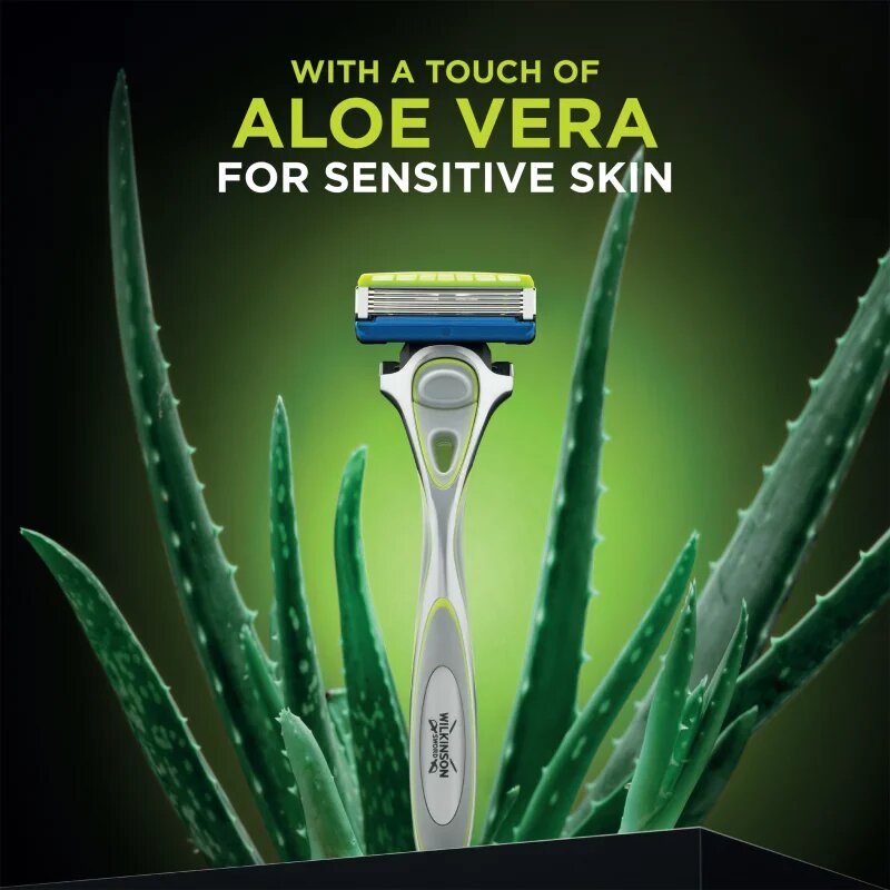 Wilkinson Sword Hydro5 Sensitive holicí strojek + náhradní hlavice 4 ks