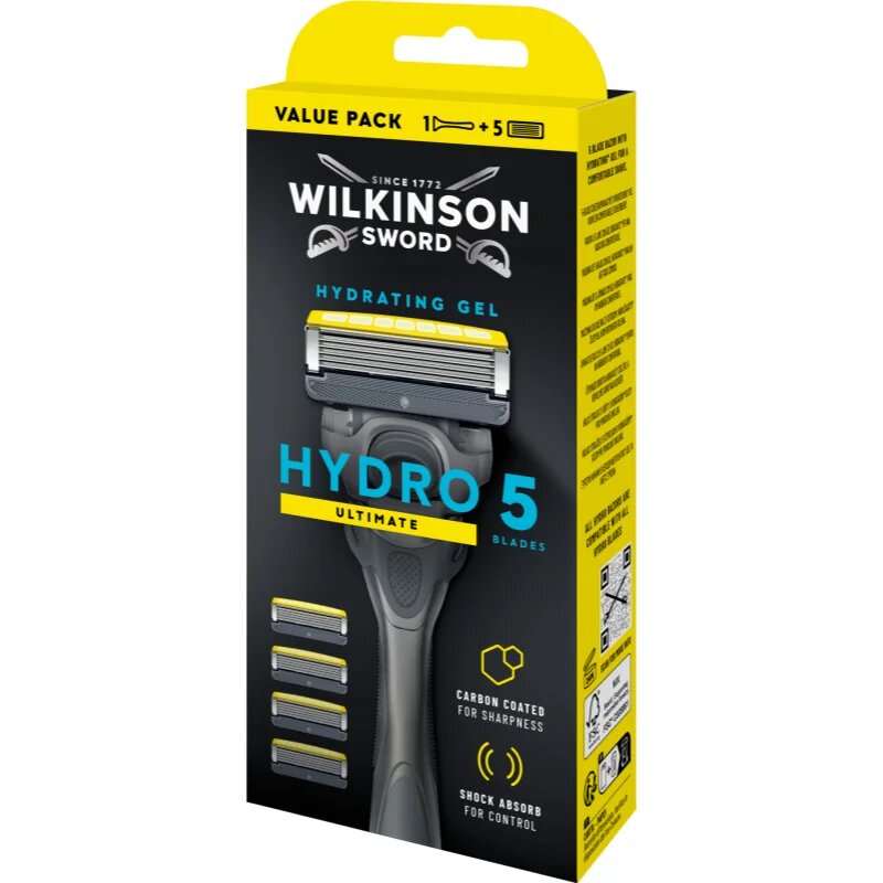 Wilkinson Sword Hydro5 Ultimate holicí strojek + náhradní hlavice 5 ks