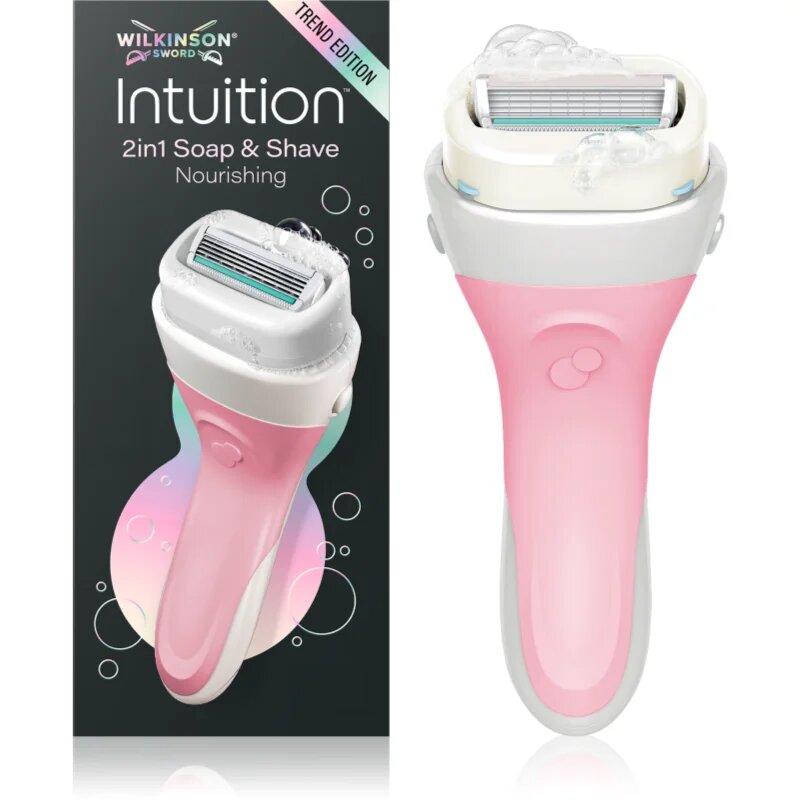 Wilkinson Sword Intuition 2in1 Soap & Shave Nourishing dámský holicí strojek