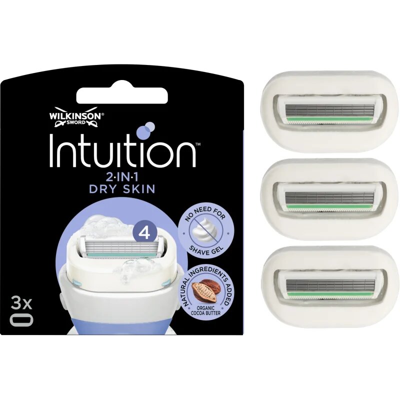 Wilkinson Sword Intuition Dry Skin náhradní břity 3 ks