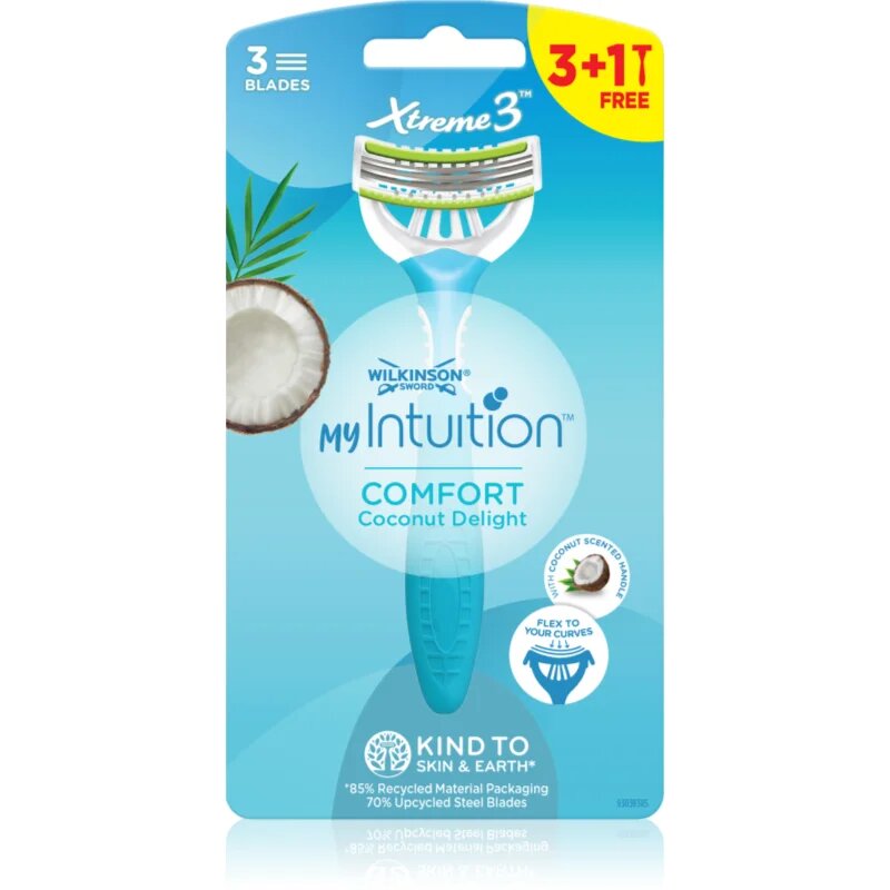 Wilkinson Sword My Intuition Xtreme 3 jednorázová holítka Comfort Coconut Delight 4 ks