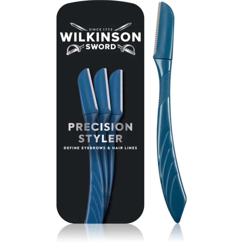 Wilkinson Sword Precision Styler břitva na obočí pro muže 3 ks