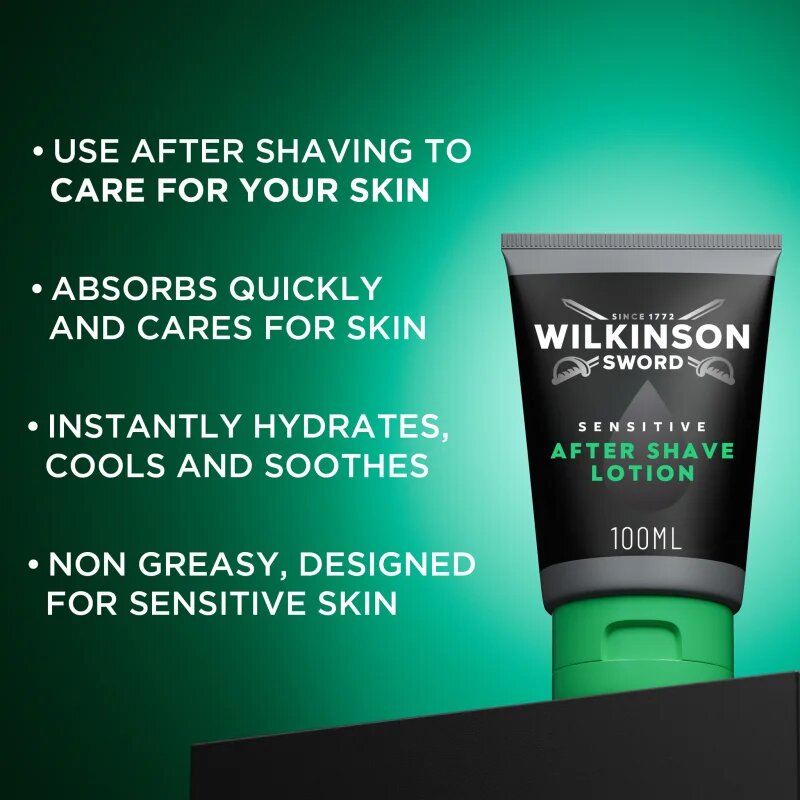 Wilkinson Sword Sensitive After Shave Lotion hydratační mléko po holení 100 ml