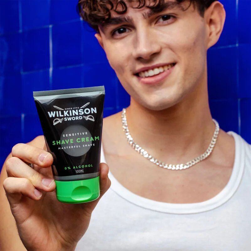 Wilkinson Sword Sensitive Shave Cream krém na holení pro muže 100 ml