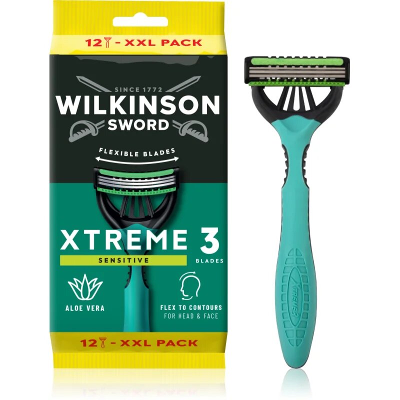 Wilkinson Sword Xtreme 3 Sensitive jednorázová holítka pro muže 12 ks