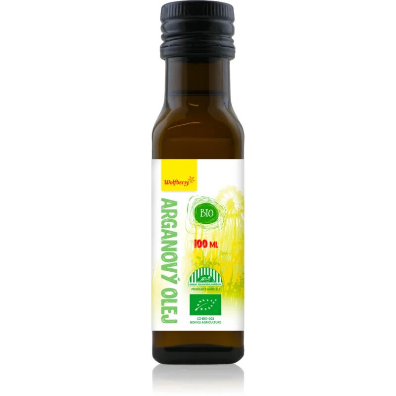 Wolfberry Arganový olej bio arganový olej na obličej tělo a vlasy 100 ml