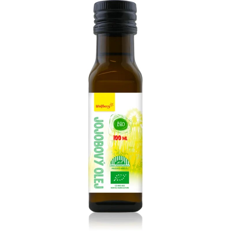 Wolfberry Jojobový olej BIO bio jojobový olej na obličej tělo a vlasy 100 ml
