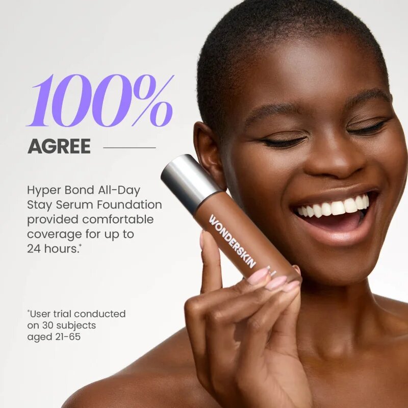 WONDERSKIN Hyper Bond All-Day Stay Serum Foundation dlouhotrvající make-up odstín Echo 30 ml