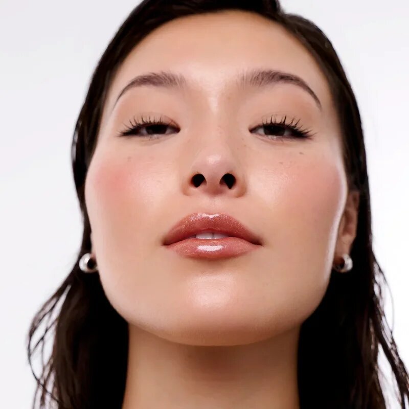 WONDERSKIN Wonder Blading Top Gloss lesk na rty se třpytkami odstín Gold Glitter 4 ml