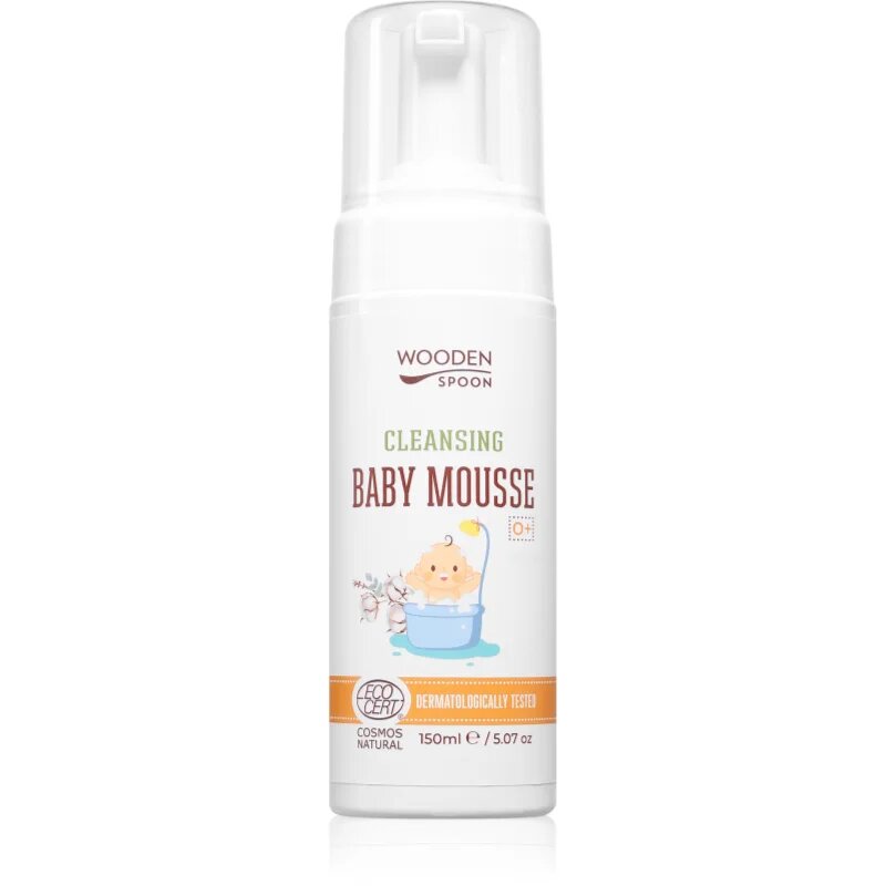 WoodenSpoon Cotton Kiss čisticí pěna pro děti 150 ml
