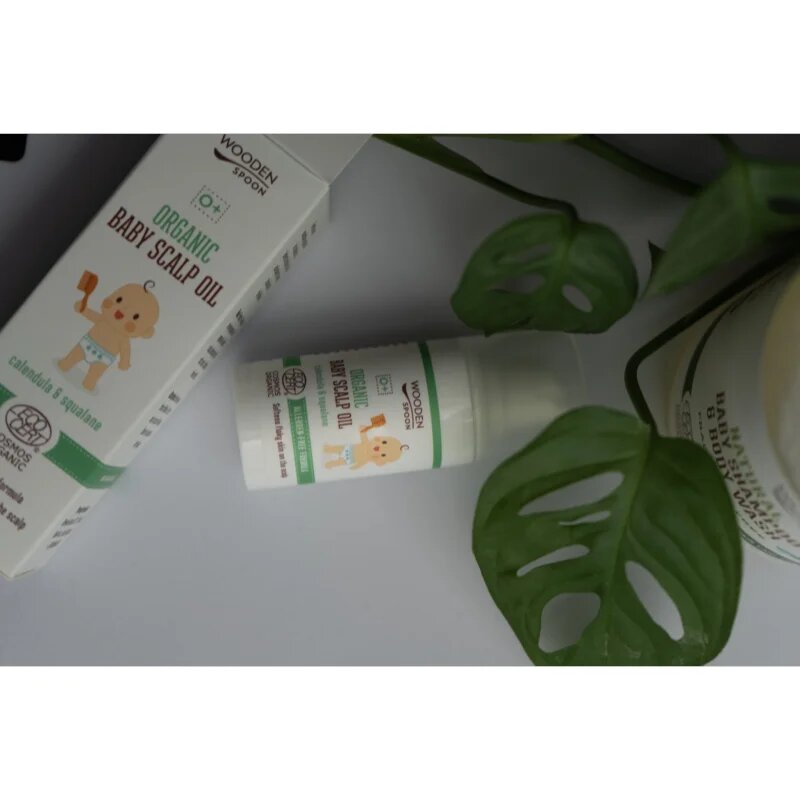 WoodenSpoon Organic péče o pokožku hlavy pro děti od narození 15 ml