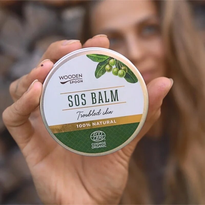 WoodenSpoon Organic SOS balzám pro dehydratovanou a poškozenou pokožku 60 ml