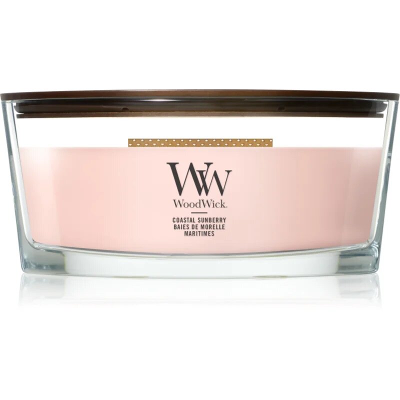 Woodwick Coastal Sunberry vonná svíčka s dřevěným knotem 453.6 g