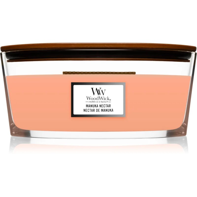 Woodwick Manuka Nectar vonná svíčka s dřevěným knotem (hearthwick) 4536 g