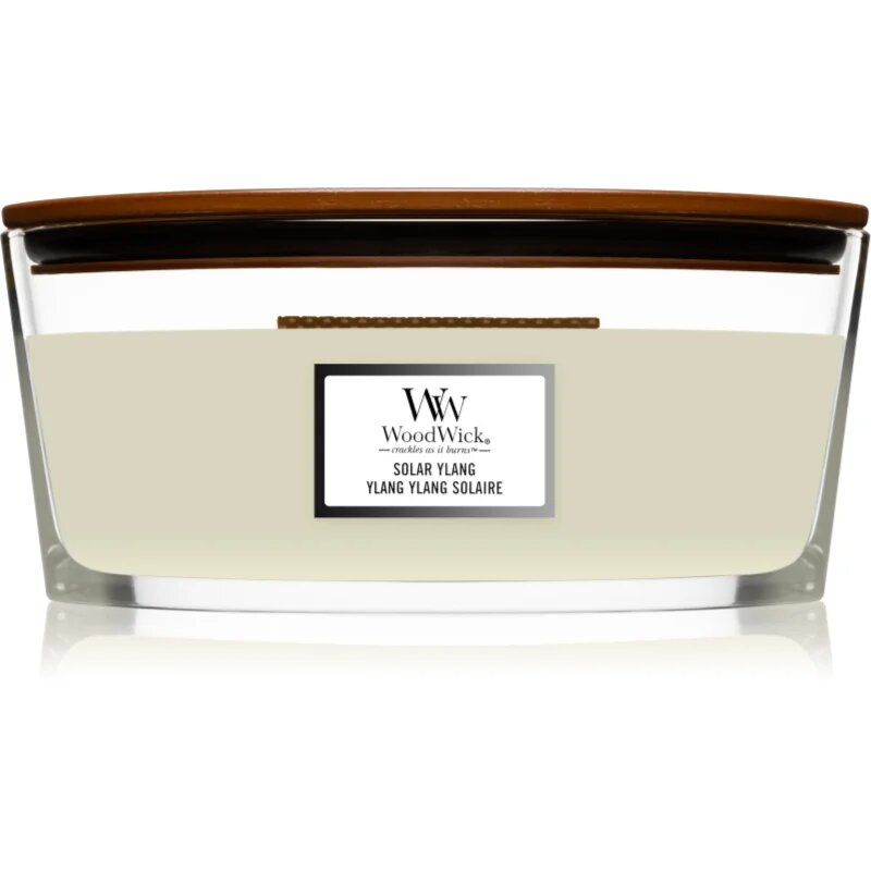 Woodwick Solar Ylang vonná svíčka s dřevěným knotem (hearthwick) 453.6 g