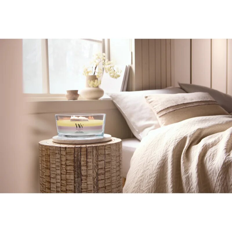 Woodwick Trilogy Floral Blossoms vonná svíčka s dřevěným knotem 453.6 g