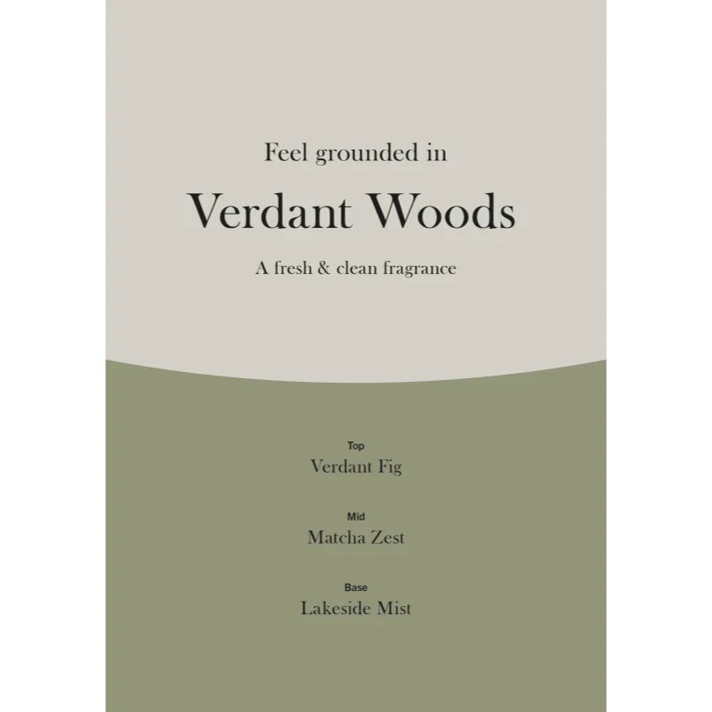 Woodwick Trilogy Verdant Woods vonná svíčka s dřevěným knotem 275 g