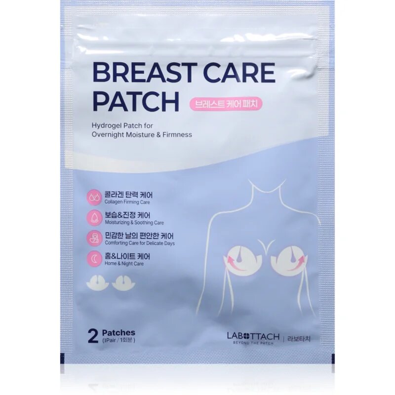 Wooshin Labottach Breast Care hydrogelové náplasti pro zpevnění prsou 2 pár