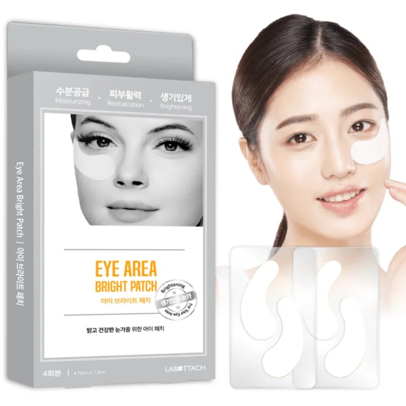 Wooshin Labottach Eye Area Bright hydrogelové polštářky 4 pár