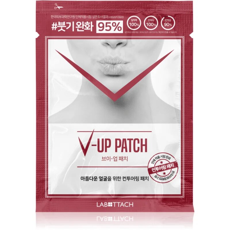 Wooshin Labottach Labottach V-up Patch hydrogelové náplasti pro zpevnění podbradku 2 ks