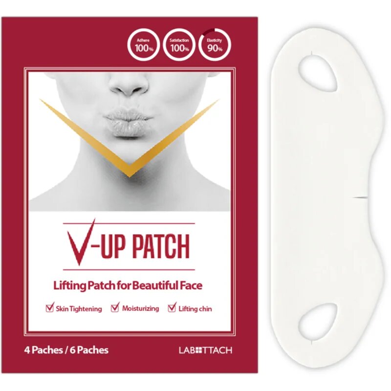 Wooshin Labottach Labottach V-up Patch hydrogelové náplasti pro zpevnění podbradku 2 ks
