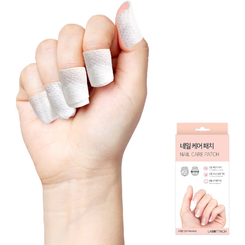 Wooshin Labottach Nail Patch hydrogelové regenerační náplasti na nehty 20 ks