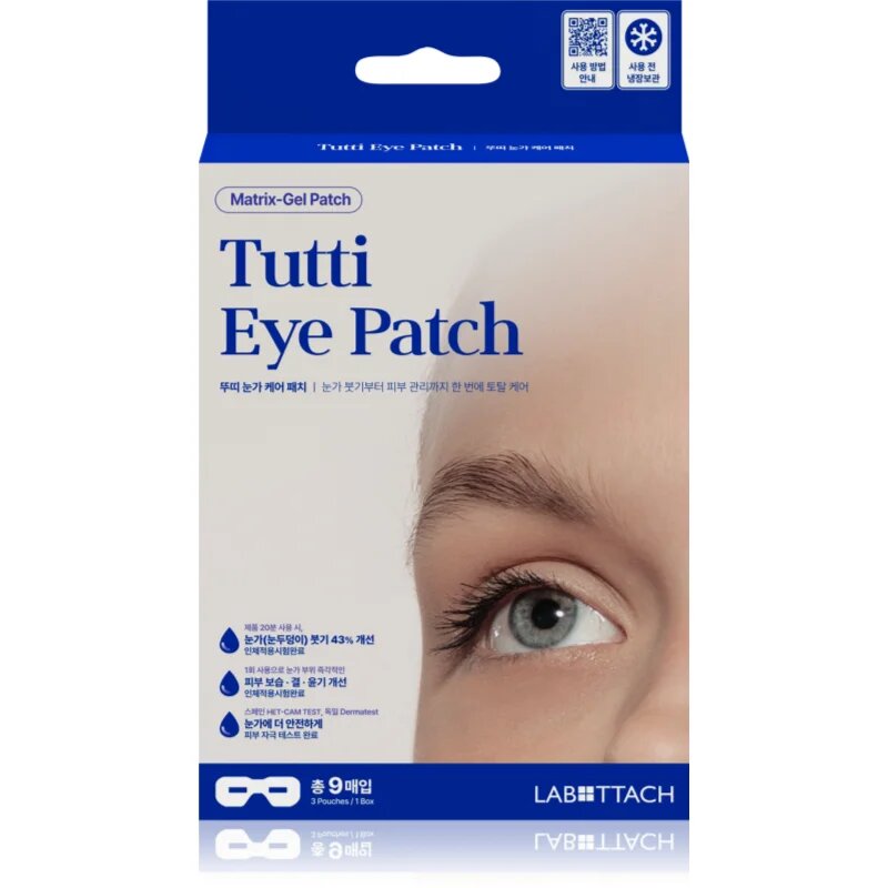 Wooshin Labottach Tutti Eye regenerační hydrogelové polštářky pod oči 9 ks