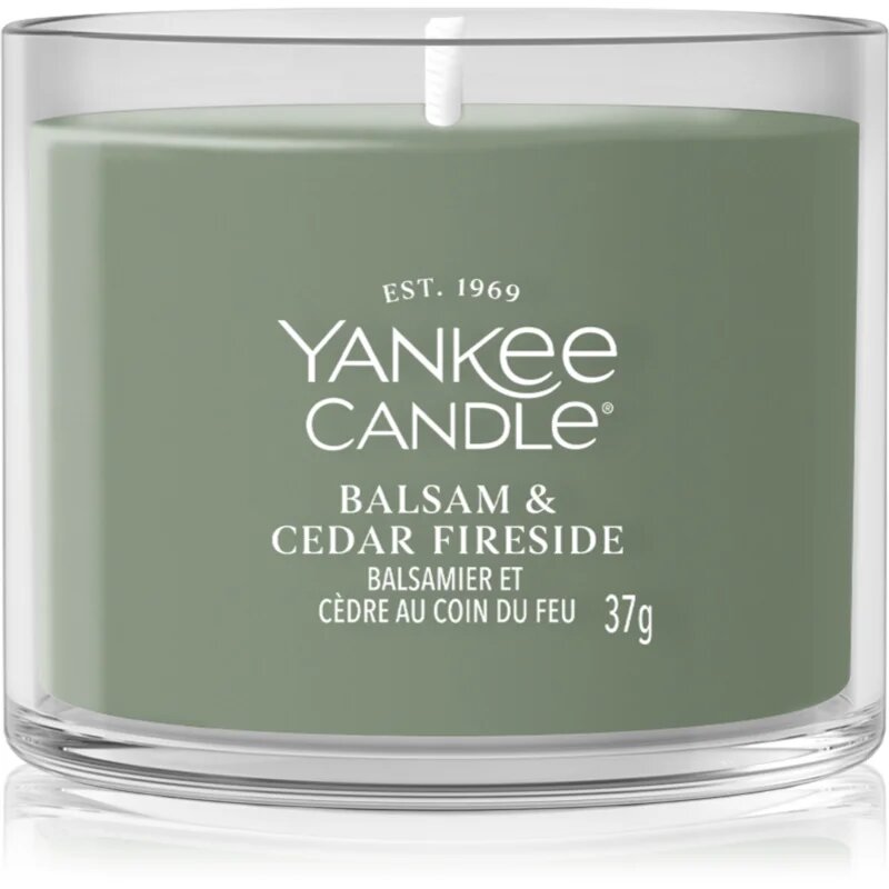 Yankee Candle Balsam & Cedar Fireside votivní svíčka 37 g