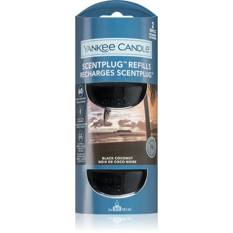 Yankee Candle Black Coconut náplň do aroma difuzérů 2x18.5 ml
