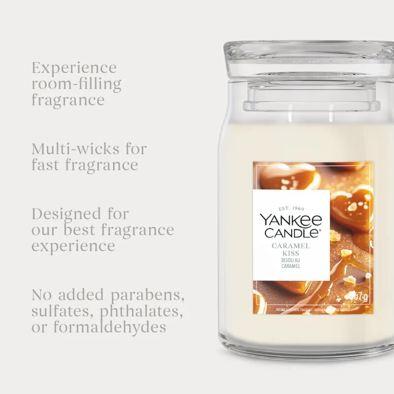 Yankee Candle Caramel Kiss vonná svíčka 368 g