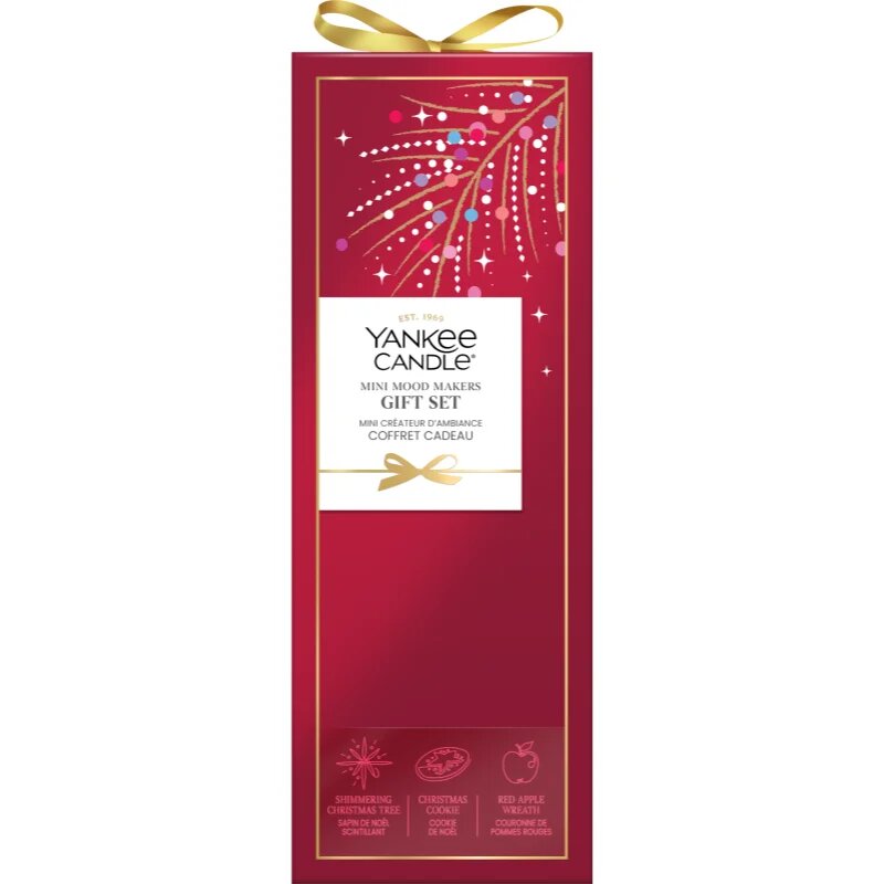 Yankee Candle Christmas Collection 2026 Mini Mood Makers vánoční dárková sada 3x37 g