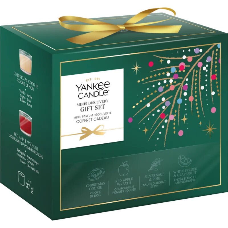 Yankee Candle Christmas Collection 2026 Minis Discovery vánoční dárková sada