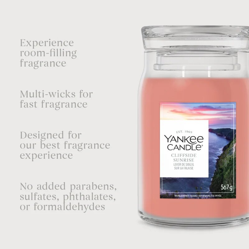 Yankee Candle Cliffside Sunrise vonná svíčka 368 g