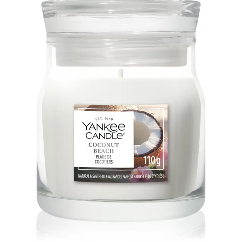 Yankee Candle Coconut Beach vonná svíčka Signature 110 g