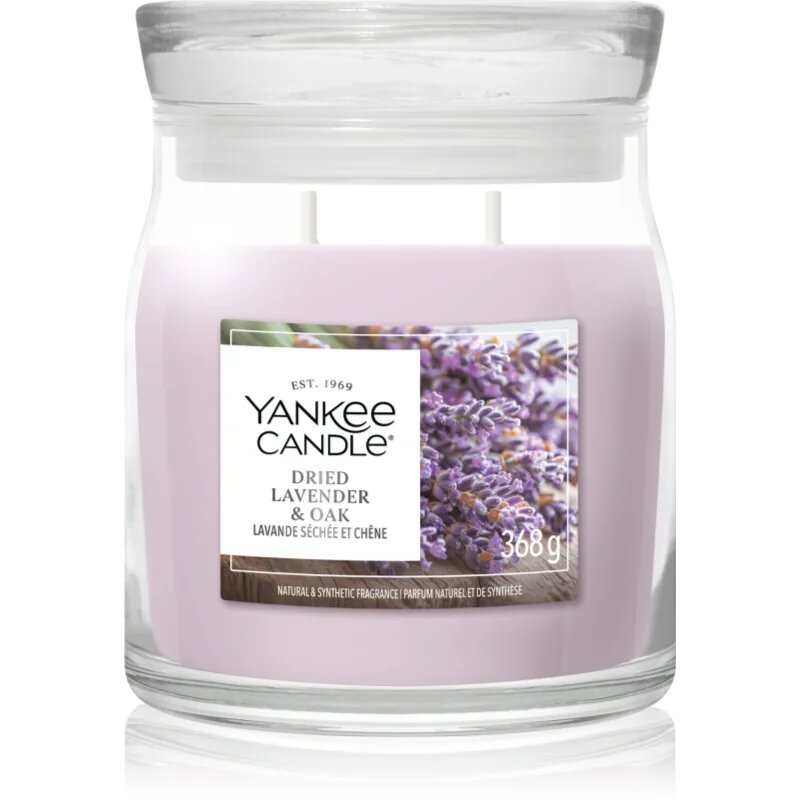 Yankee Candle Dried Lavender & Oak vonná svíčka 368 g