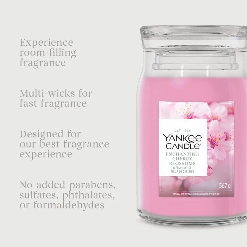 Yankee Candle Enchanting Cherry Blossom vonná svíčka 368 g