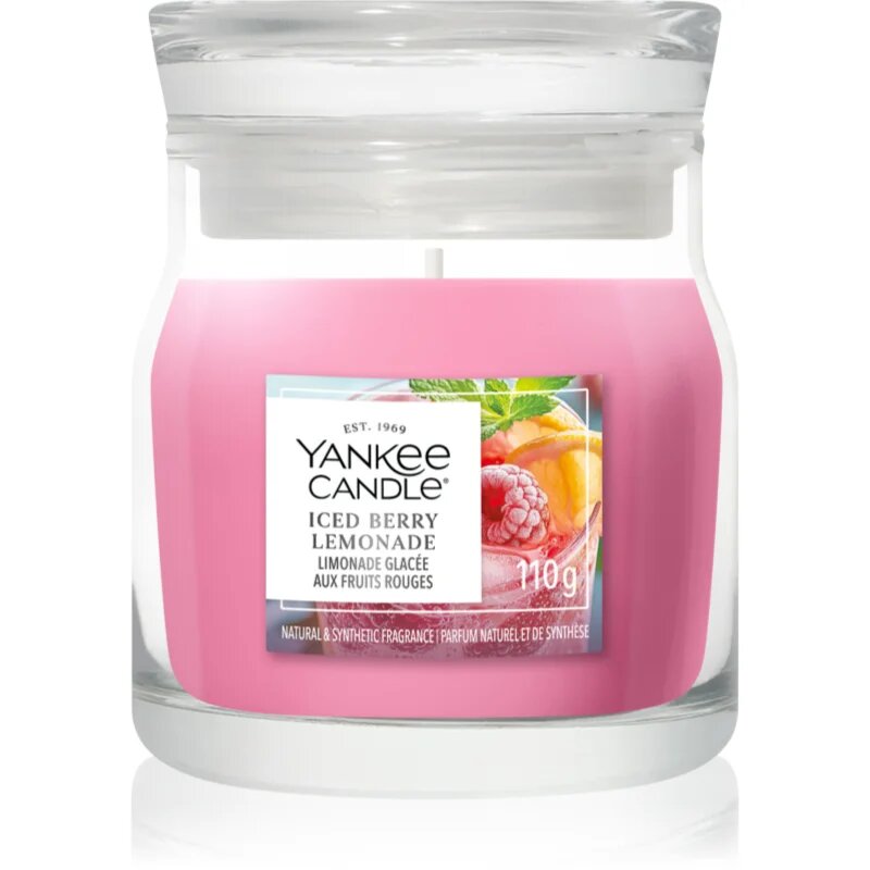 Yankee Candle Iced Berry Lemonade vonná svíčka Signature 110 g