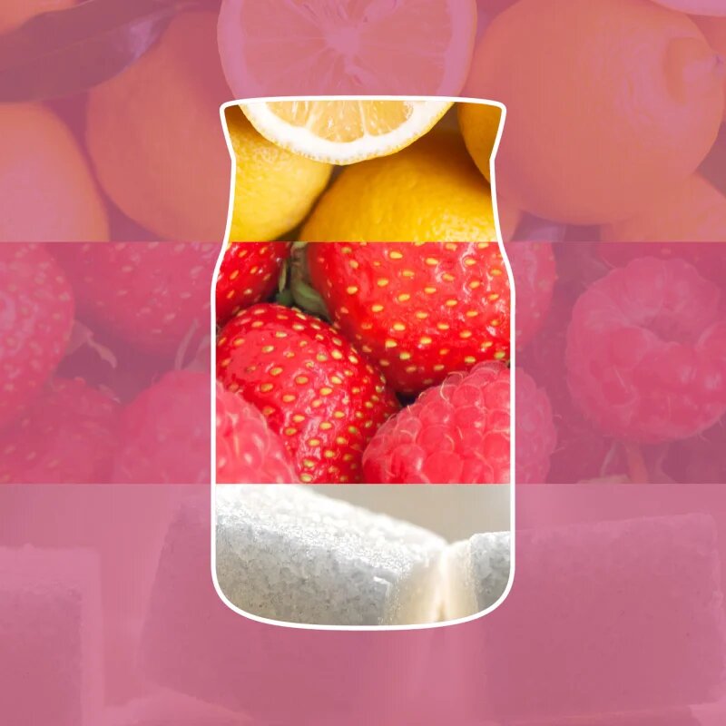 Yankee Candle Iced Berry Lemonade vonná svíčka Signature 110 g